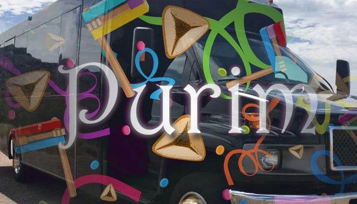 Purim Limo Bus Brooklyn NY