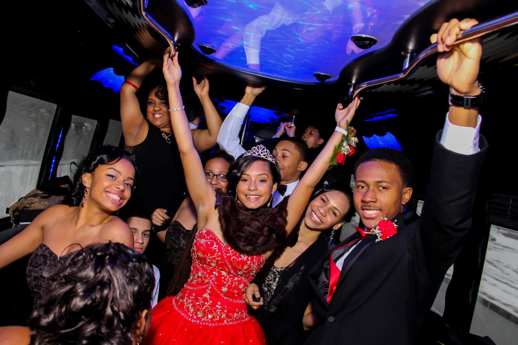 Quinceanera Limo Bus